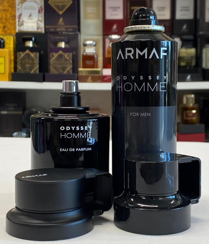 Armaf Odyssey Homme Fragrance Set – 100ml Eau de Parfum + 200ml Body Spray