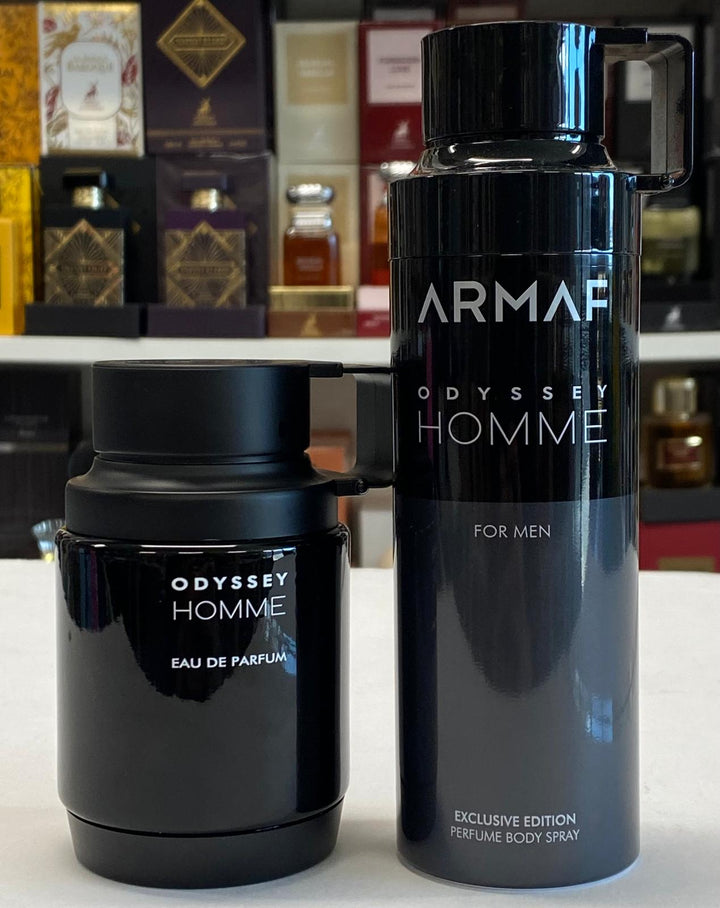 Armaf Odyssey Homme Fragrance Set – 100ml Eau de Parfum + 200ml Body Spray