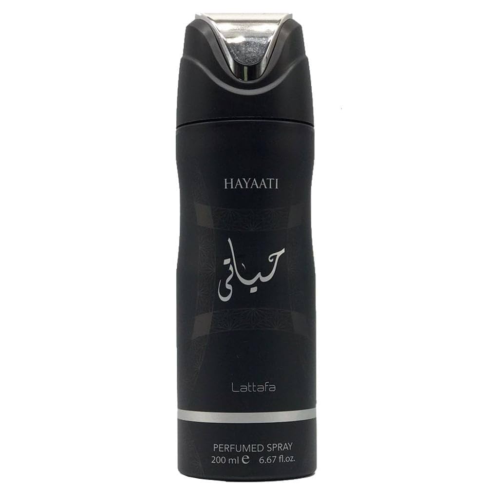 Lattafa Hayaati Black Body Spray 200ML