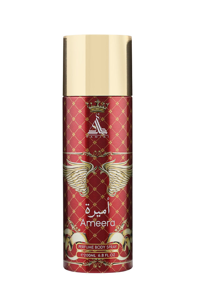 HAMIDI AMEERA PERFUME BODY SPRAY 200ML ALCOHOL FREE