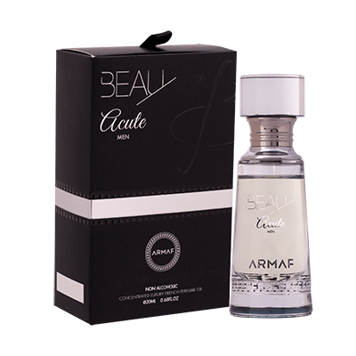 Armaf Beau Acute -Concentrated Luxury French Perfume Oil-0.68 Fl Oz For Men