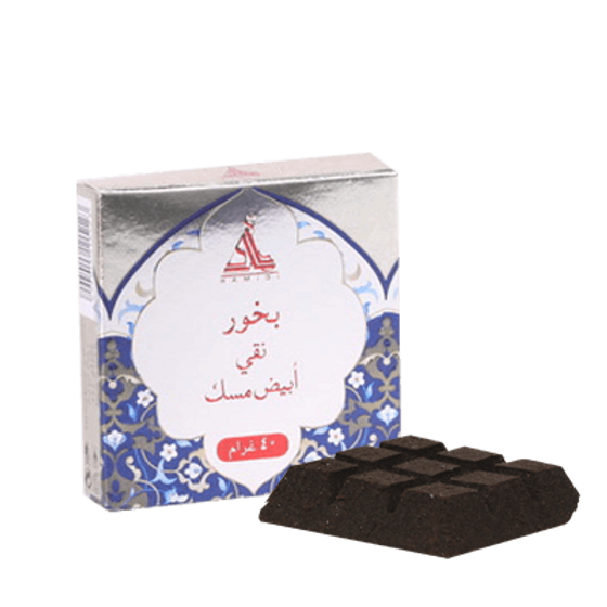 HAMIDI BAKHOOR PURE WHITE MUSK 40 GM TABLET/CHOCOLATE