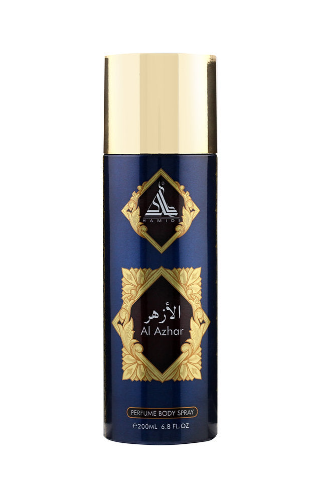 HAMIDI AL AZHAR PERFUME BODY SPRAY 200ML ALCOHOL FREE