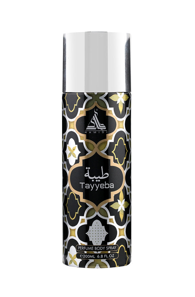 HAMIDI TAYYEBA PERFUME BODY SPRAY 200ML ALCOHOL FREE