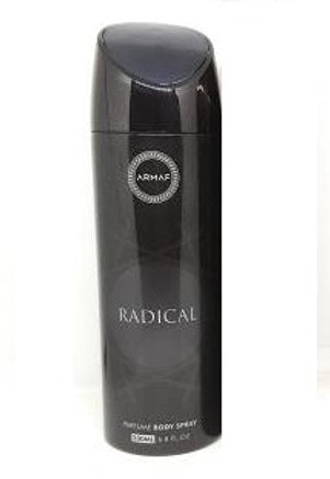 RADICAL BLACK BY ARMAF ALCOHOL FREE PERFUME BODY SPRAY 200ML