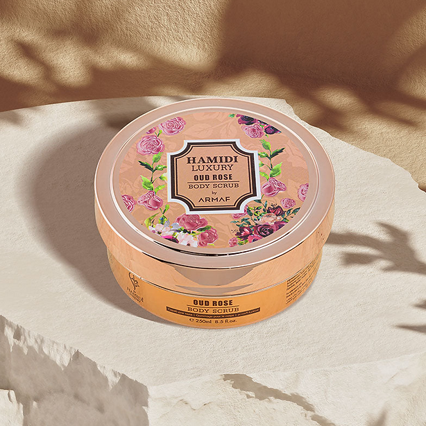 LUXURY OUD ROSE BODY SCRUB - 250ML