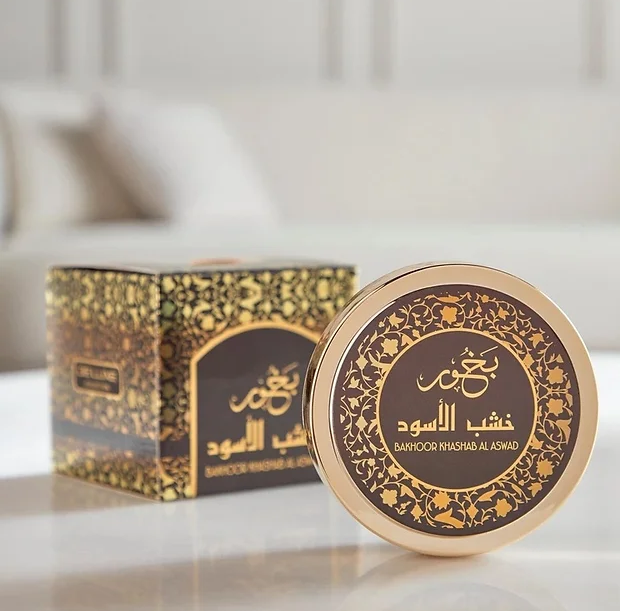 Hamidi Deluxe Bakhoor Khashab Al Aswad - 55 gm Incense