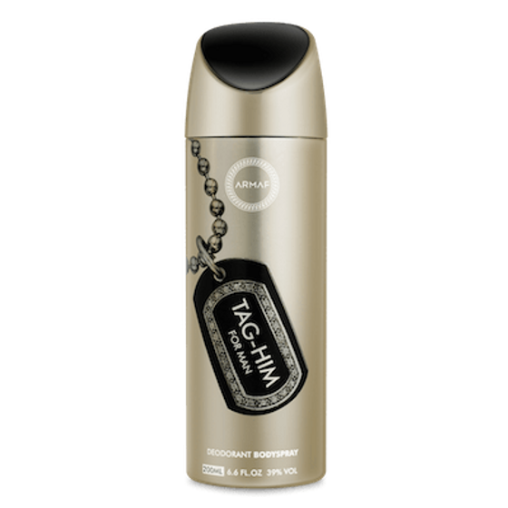 TAG HIM BY ARMAF ALCOHOL FREE PERFUME BODY SPRAY 200ML