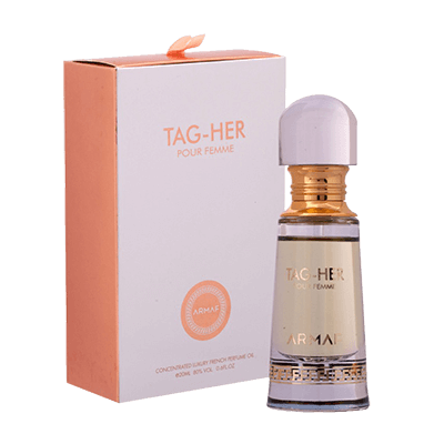 Armaf Tag Her-Concentrated Luxury French Perfume Oil-0.68 Fl Oz