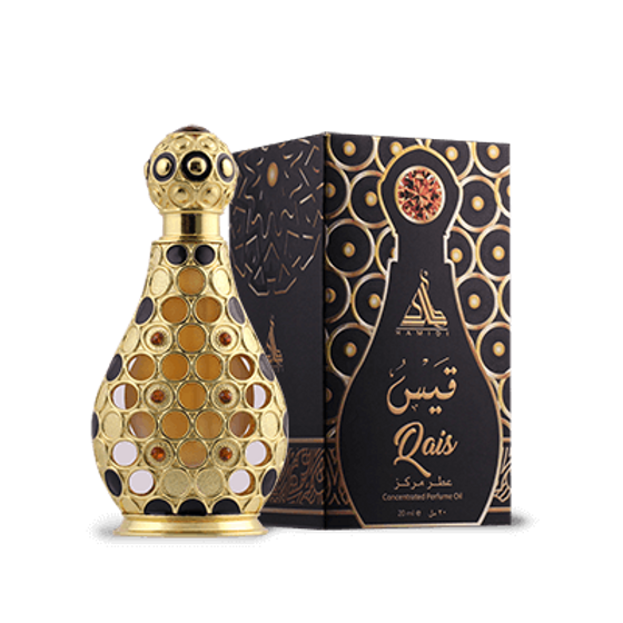 Qais Pure Concentrated Perfume Oil 20 ml / .67 oz. Attar (Ittar) Alcohol Free Men