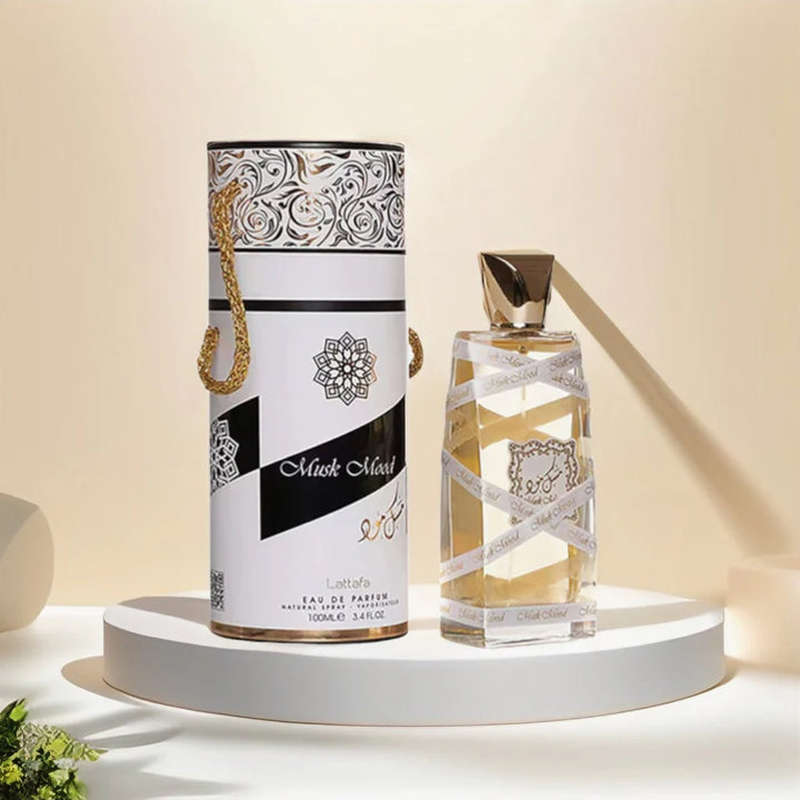 Lattafa Musk Mood Eau De Parfum 3.4Fl oz Natural Spray Perfume