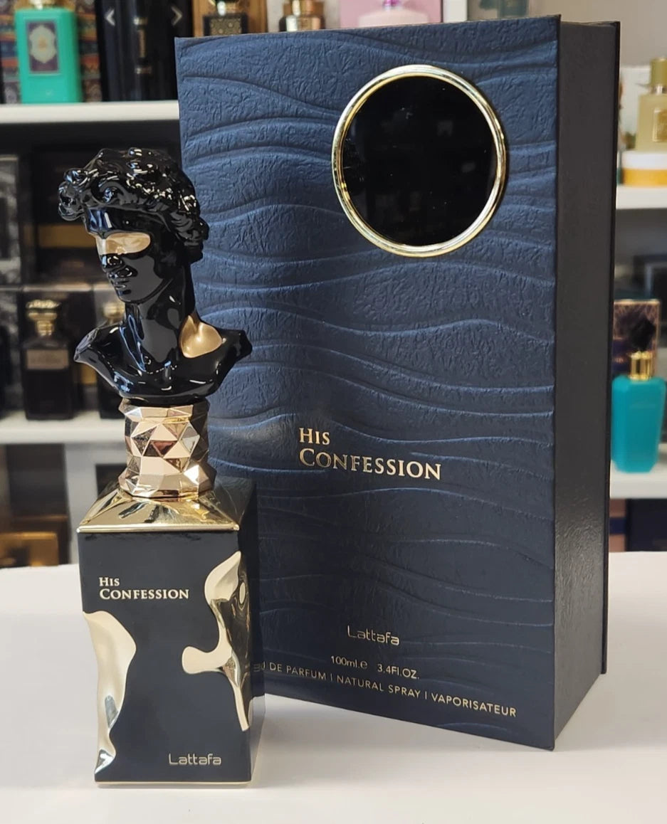 His Confession 100ml/3.4 fl oz by Lattafa – Oud N Aroma