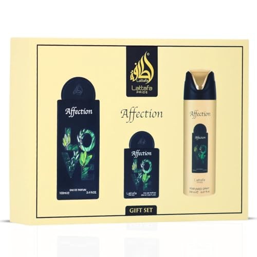 Lattafa Pride Affection for Unisex – 3 Pc Gift Set