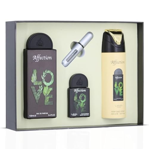 Lattafa Pride Affection for Unisex – 3 Pc Gift Set