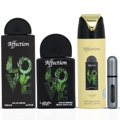 Lattafa Pride Affection for Unisex – 3 Pc Gift Set