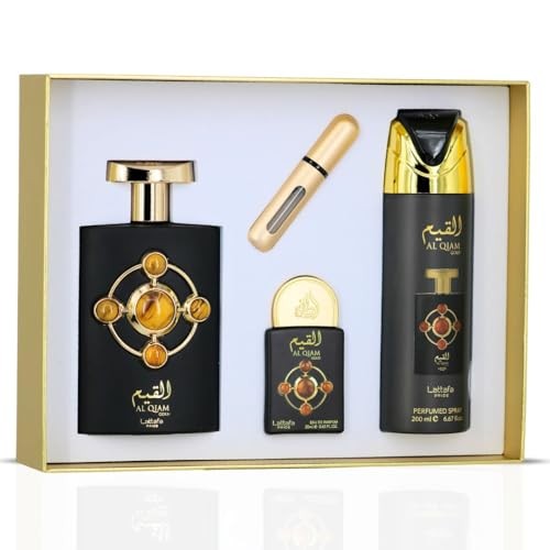 Lattafa Pride Al Qiam Gold for Women – 3 Pc Gift Set