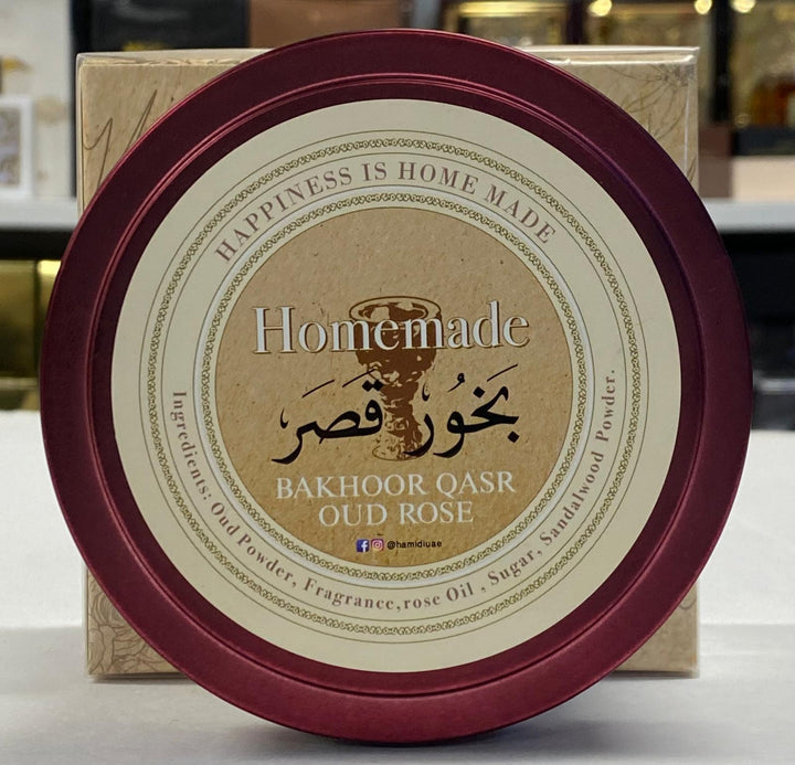 Homemade Bakhoor Qasr Oud Rose by Hamidi