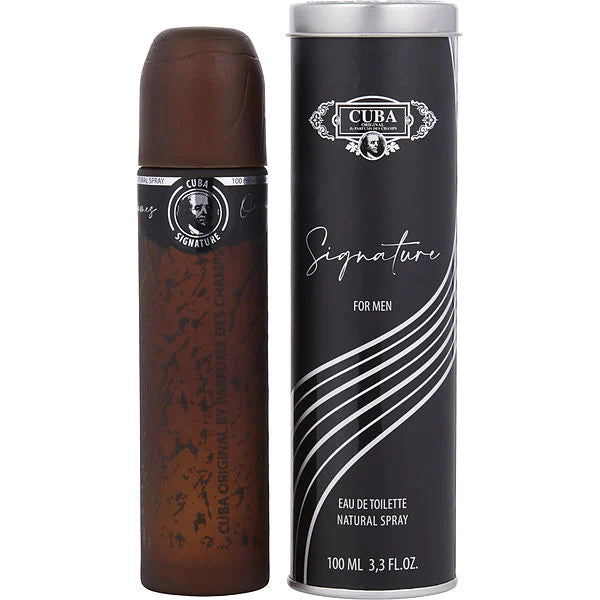 Cuba Signature by Cuba for Men Eau de Toilette Spray 3.3 oz (100ml)