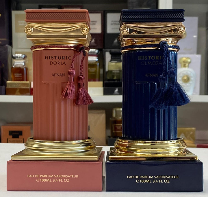 Afnan Historic Olmeda & Historic Doria Eau de Parfum Set – 100ml Each