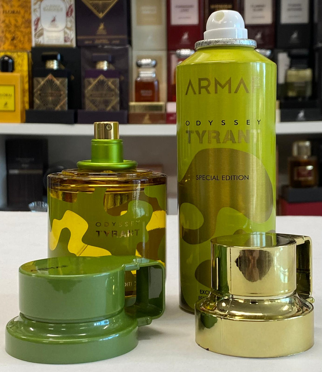 Armaf Odyssey Tyrant Fragrance Set – 100ml Eau de Parfum + 200ml Body Spray