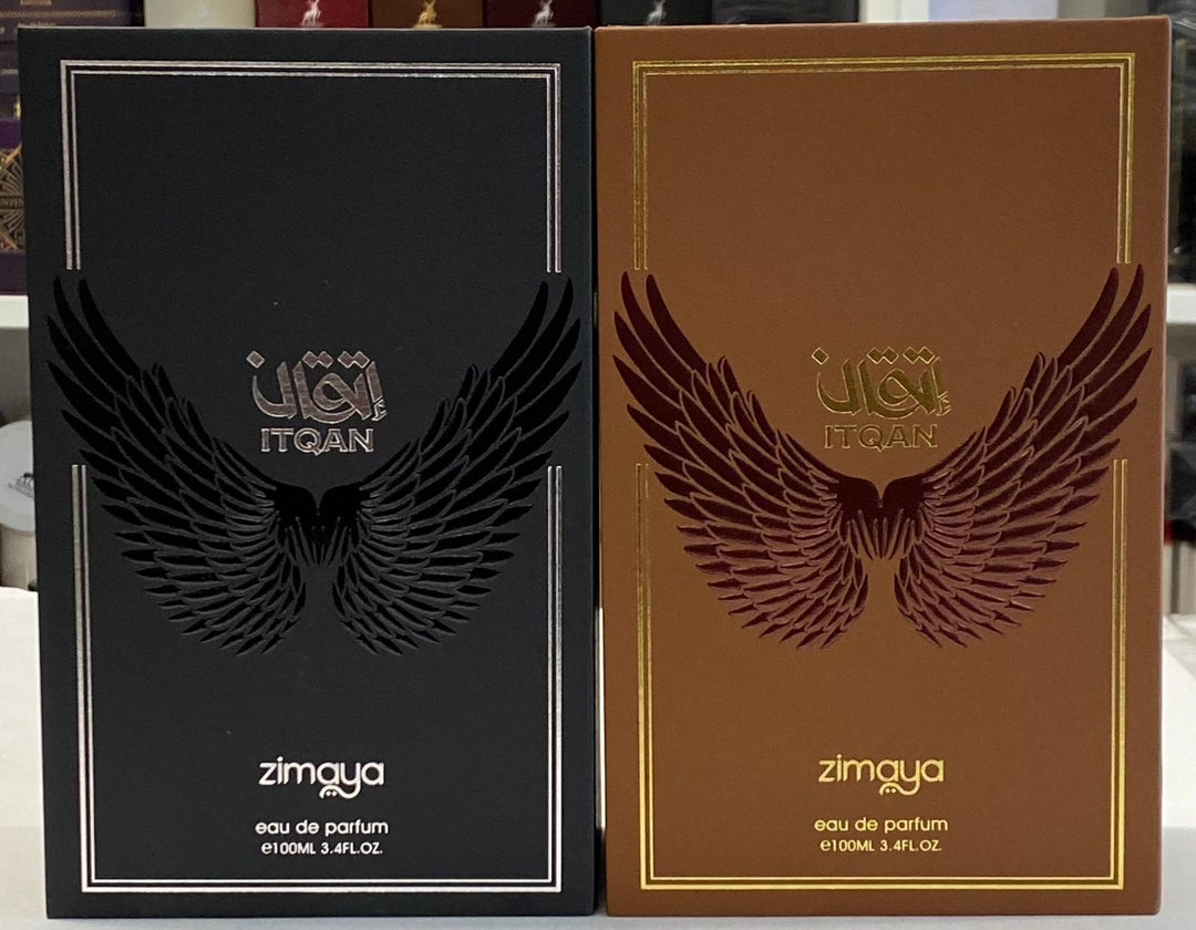 Zimaya Itqan Noir & Itqan Gold EDP Set – 100ml Each