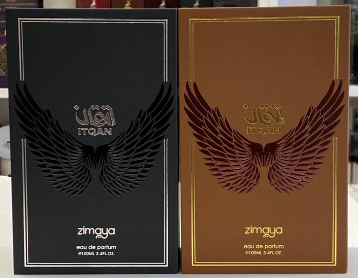 Zimaya Itqan Noir & Itqan Gold EDP Set – 100ml Each