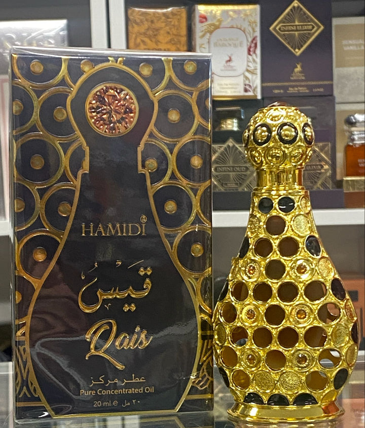 Qais Pure Concentrated Perfume Oil 20 ml / .67 oz. Attar (Ittar) Alcohol Free Men