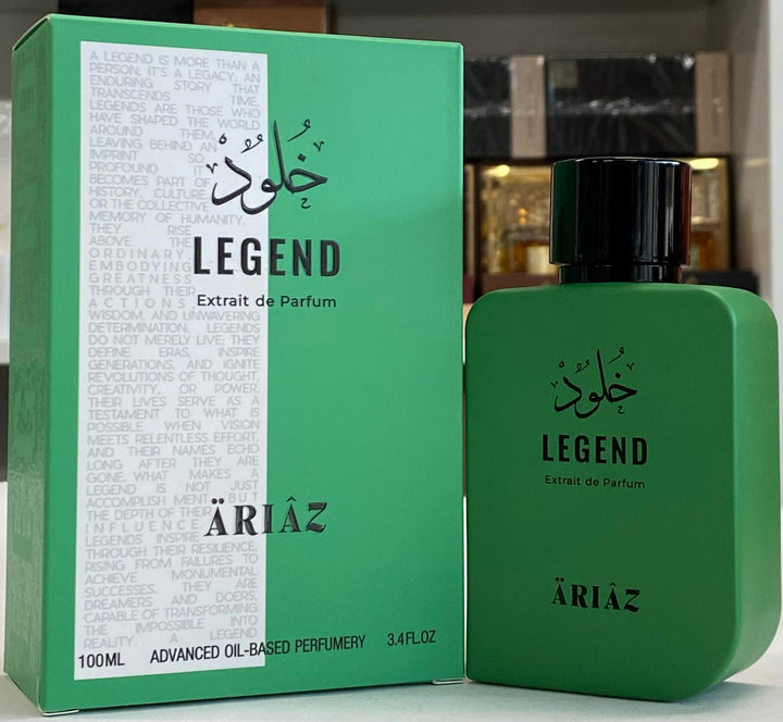 Ariaz Legend Extrait de Parfum 100ml Aromatic Fougere Cologne for Men