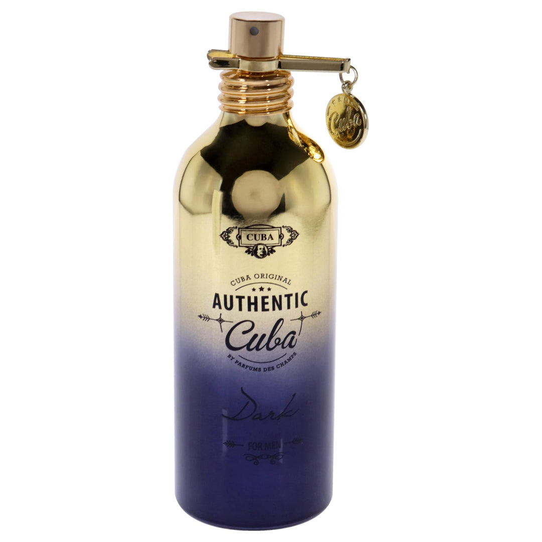 Authentic Cuba Dark Eau de Toilette Spray for Men – 3.3 oz / 100 ml