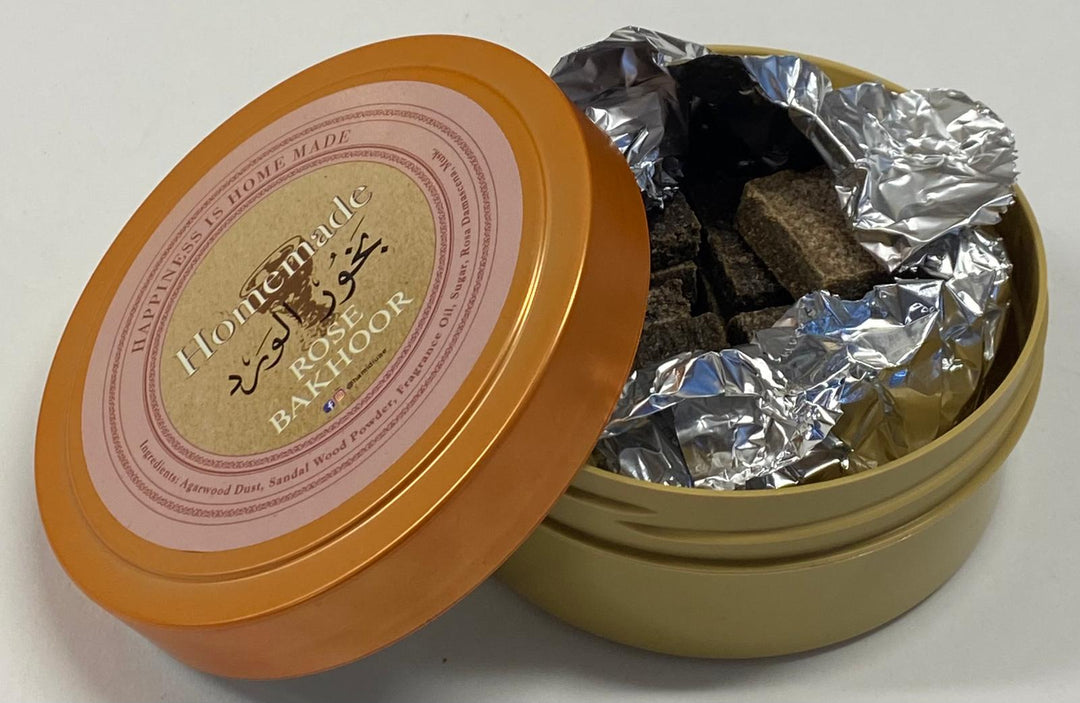 Homemade Rose Bakhoor by Hamidi