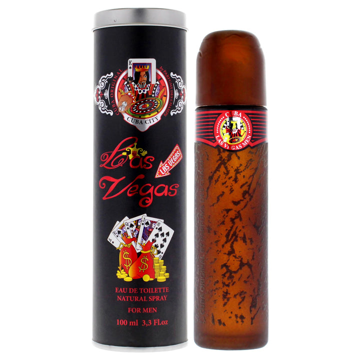 Cuba City Las Vegas for Men Eau de Toilette Spray 3.4 oz (100ml)