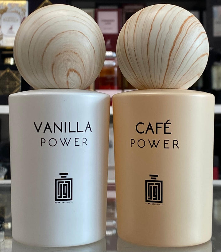Aura Fragrances Vanilla Power EDP & Café Power EDP Bundle