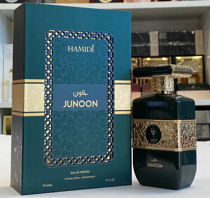 Hamidi Junoon Eau de Parfum – Bold Oud & Saffron Blend – 100ml