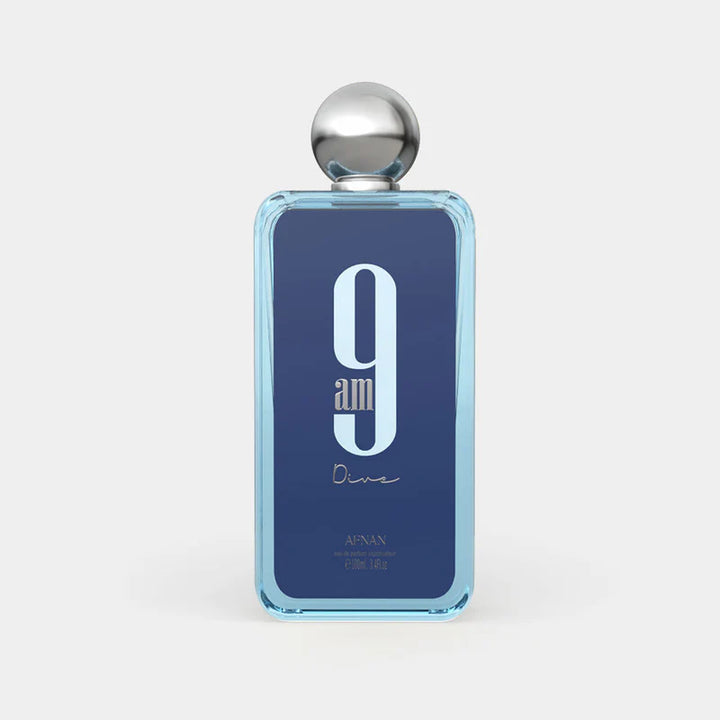 Afnan 9AM Dive Eau De Parfum 3.4 Fl Oz Natural Spray Perfume for Unisex