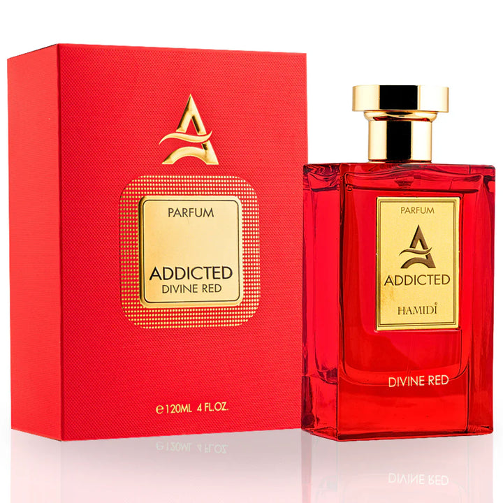 HAMIDI ADDICTED DIVINE RED EAU DE PARFUM 3.4FL OZ PERFUME SPRAY