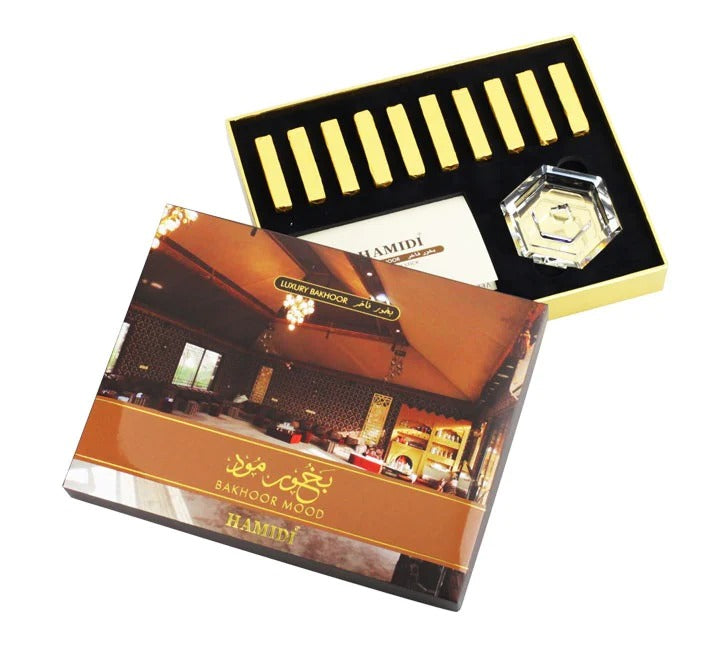 Mood Bakhoor – 10 Incense Sticks with Crystal Base – Oud N Aroma