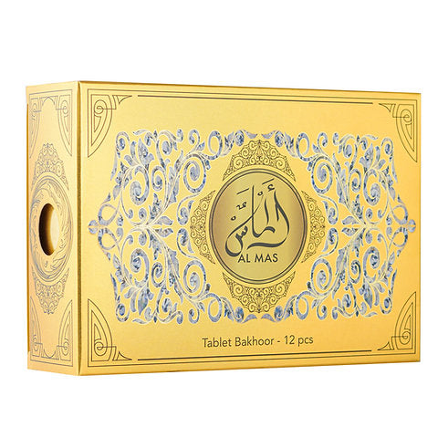 Al Mas Tablet Bakhoor 12pcs by Hamidi