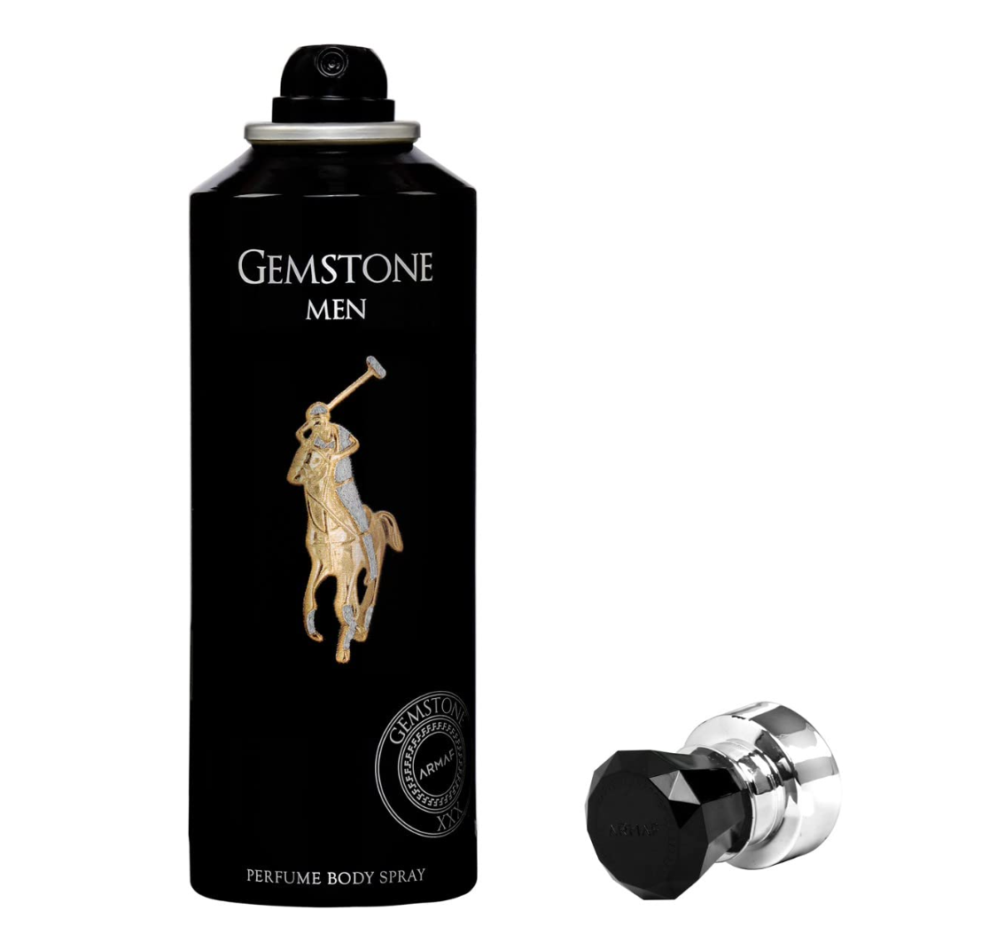 Armaf Gemstone Polo Sport Perfume Perfume Body Spray For Men 200Ml Oud N Aroma