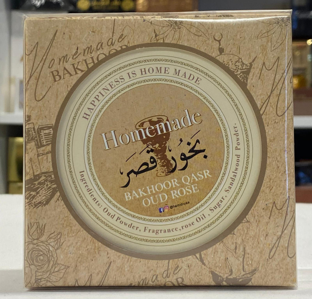 Homemade Bakhoor Qasr Oud Rose by Hamidi