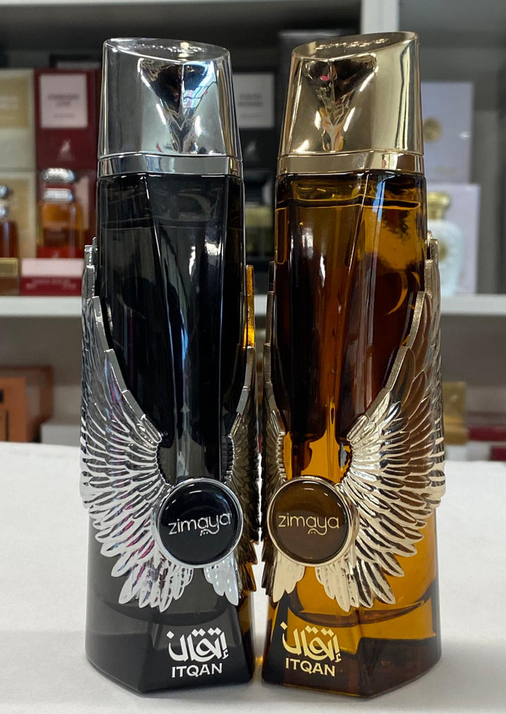 Zimaya Itqan Noir & Itqan Gold EDP Set – 100ml Each