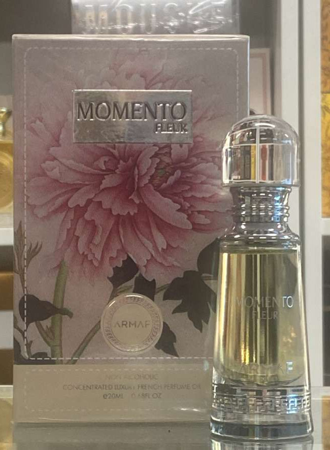Armaf Momento Fleur-Concentrated Luxury French Perfume Oil-0.68 Fl Oz