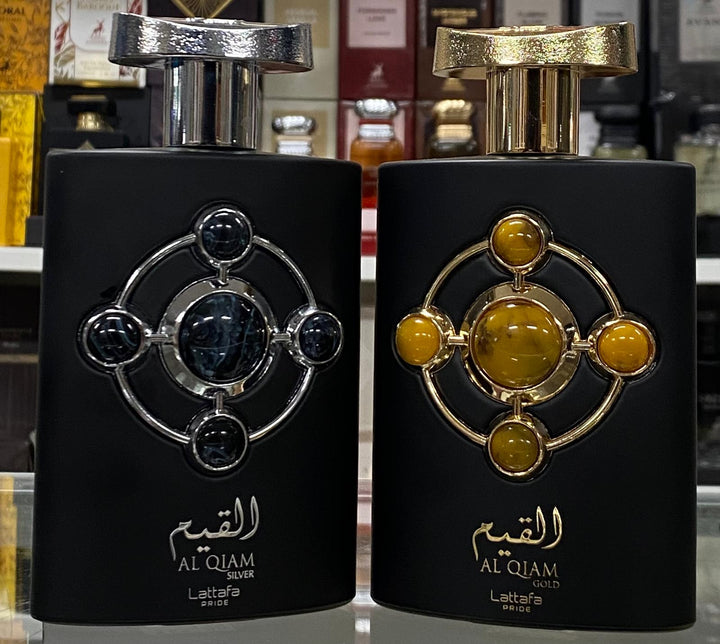 Lattafa Al Qiam Gold EDP & Al Qiam Silver EDP Bundle
