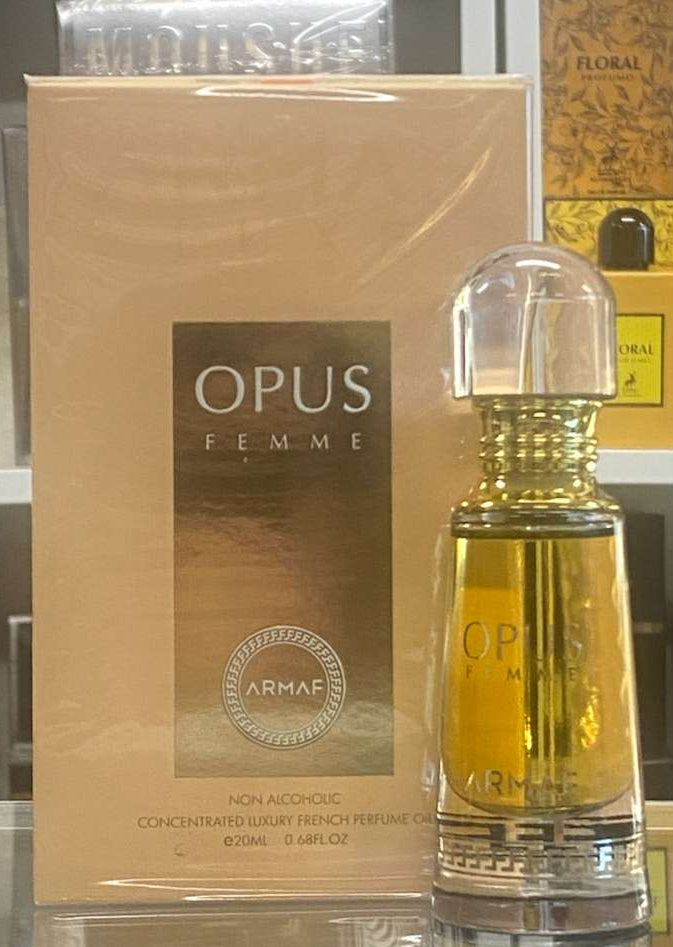 Armaf Opus Femme-Concentrated Luxury French Perfume Oil-0.68 Fl Oz