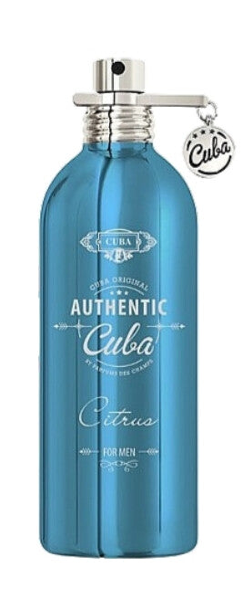 Authentic Cuba Citrus Eau de Toilette Spray for Men – 3.3 oz / 100 ml