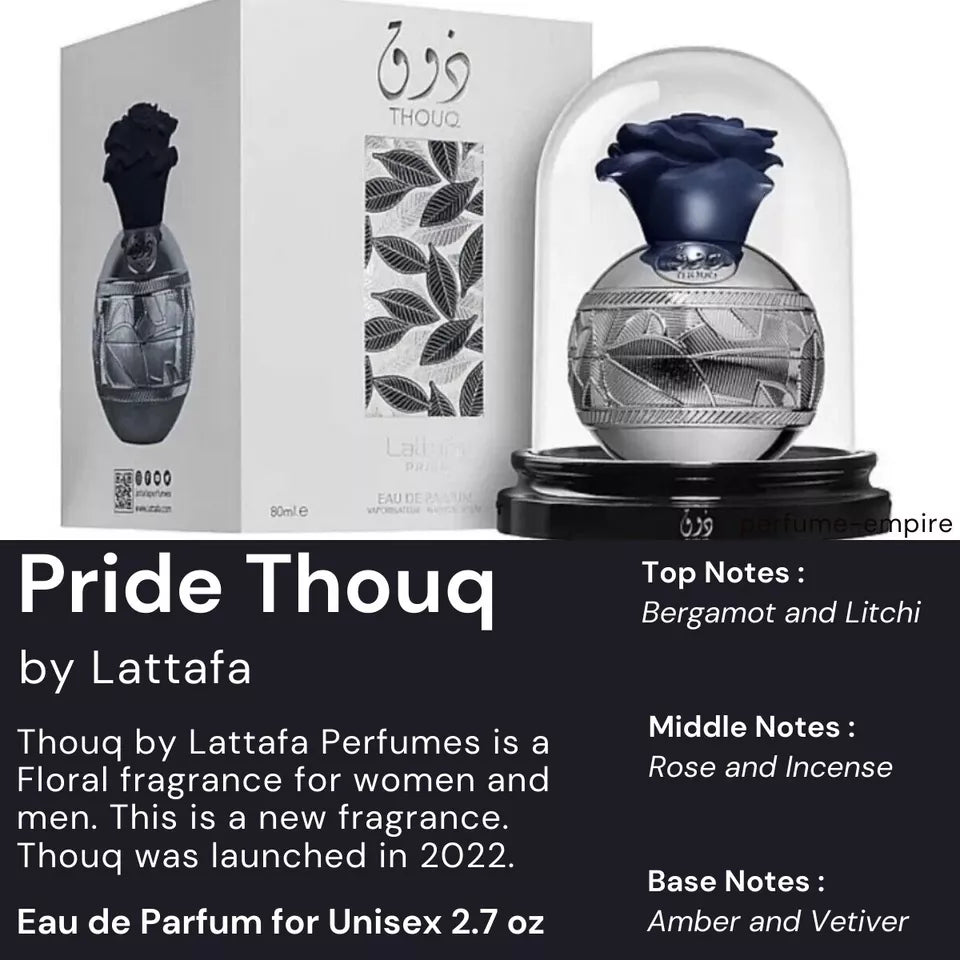 【ほぼ新品】Lattafa Thouq 80ml Thouq 💥🥇 EDP Perfume Lattafa Pride 80 ML 2.7fl.oz UAE